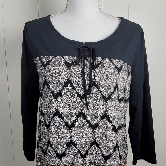 NWT Timing aztec boho design shirt size large - Picture 2 of 12